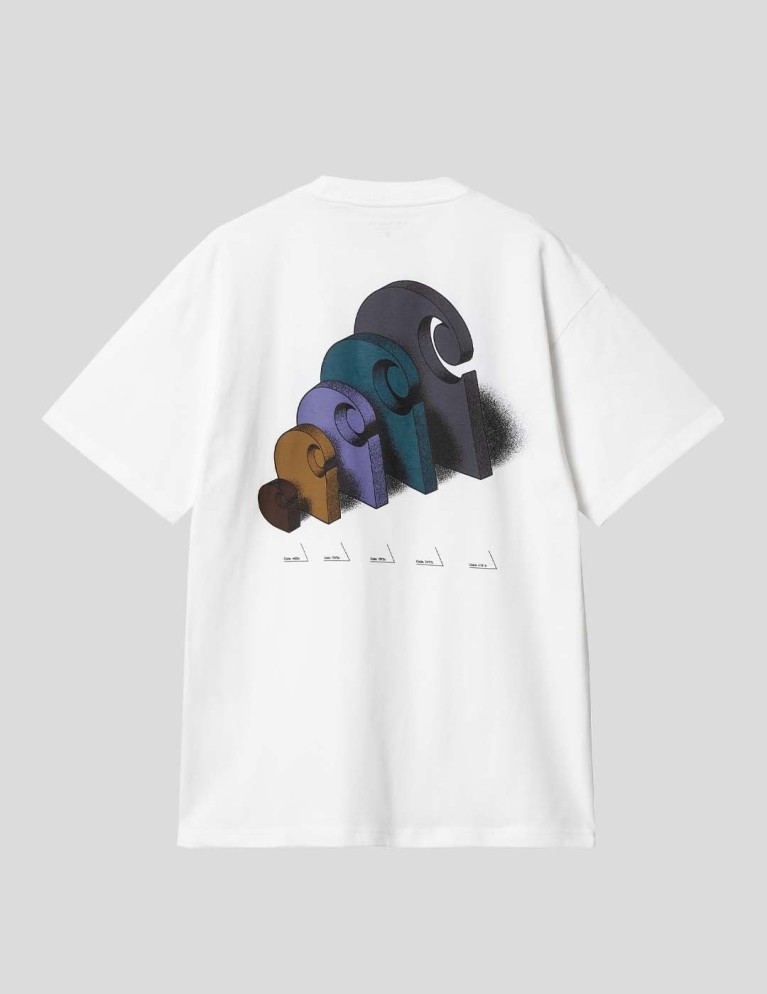 Camisa CARHARTT WIP diagram c tee white